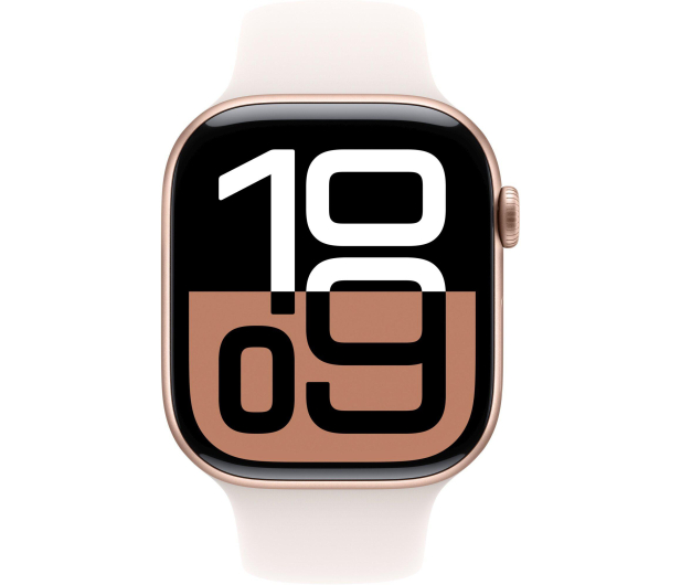 Apple Watch 10 42/Różowe Aluminum/Różowy Pasek Sportowy M/L GPS - 1278122 - zdjęcie 2